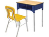Capella Open Front Desk with Plastic Book Box - Columbia DK-CAP-RECT-1824-AM
*Showing HPL Top*