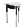 Puzzle Diamond Hexagon Table with Galaxy Legs - Columbia TB-ACG-SPEC-VARI-AO
