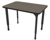 Apex Rectangle Adjustable Height Student Desk with Light Duty Melamine Top - Marco
