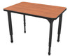 Apex Rectangle Adjustable Height Student Desk with Light Duty Melamine Top - Marco