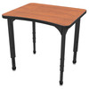 Apex Curve Adjustable Height Student Desk with Light Duty Melamine Top - Marco 38-2291