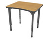 Apex Curve Adjustable Height Student Desk with Light Duty Melamine Top - Marco 38-2291