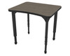 Apex Curve Adjustable Height Student Desk with Light Duty Melamine Top - Marco 38-2291