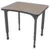 Apex Curve Adjustable Height Student Desk with Light Duty Melamine Top - Marco 38-2291