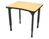 Apex Curve Adjustable Height Student Desk with Light Duty Melamine Top - Marco 38-2291