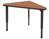 Apex Triangle Adjustable Height Student Desk with Light Duty Melamine Top - Marco 38-2272