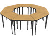 Apex Series Trapezoid Student Desk Configurations