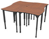 Apex Contour Adjustable Height Student Desk with Light Duty Melamine Top - Marco 38-2310