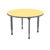 Apex Round Adjustable Height Student Table with Light Duty Melamine Top - Marco