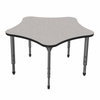 Apex Adjustable Height 5 Star Student Table with Light Duty Melamine Top - Marco