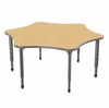 Apex Adjustable Height 6 Star Student Table with Light Duty Melamine Top - Marco