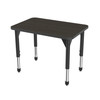 Premier Rectangle Adjustable Height Student Desk with Light Duty Melamine Top - Marco