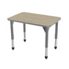 Premier Rectangle Adjustable Height Student Desk with Light Duty Melamine Top - Marco