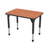 Premier Rectangle Adjustable Height Student Desk with Light Duty Melamine Top - Marco