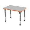 Premier Rectangle Adjustable Height Student Desk with Light Duty Melamine Top - Marco