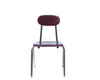 Solid Plastic Traditional V-Leg Chair - Scholar Craft CD1200 Series