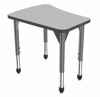 Premier Adjustable Height Flare Student Desk with Light Duty Melamine Top - Marco 