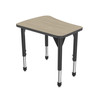 Premier Flare Adjustable Height Student Desk with Light Duty Melamine Top - Marco 43-2274