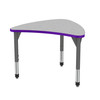 Premier Chevron Adjustable Height Student Desk with Light Duty Melamine Top - Marco