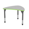 Premier Chevron Adjustable Height Student Desk with Light Duty Melamine Top - Marco