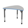 Premier Chevron Adjustable Height Student Desk with Light Duty Melamine Top - Marco