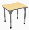 Premier Adjustable Height Dog Bone Student Desk with Light Duty Melamine Top - Marco 