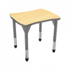 Premier Contour Adjustable Height Student Desk with Light Duty Melamine Top - Marco 43-2310