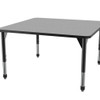 Premier Adjustable Height Square Table with Light Duty Melamine Top - Marco