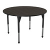 Premier Adjustable Height Round Table with Light Duty Melamine Top - Marco