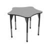 Premier Adjustable Height 5 Star Table with Light Duty Melamine Top - Marco