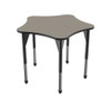 Premier Adjustable Height 5 Star Table with Light Duty Melamine Top - Marco