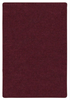 Carpets for Kids 2100 Mt St Helens Solid Color Rectangle Rug 9' W X 6' L Cranberry