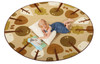 Carpets for Kids 33750 Tranquil Trees Round 72 inch