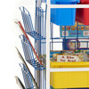 Deluxe Leveled Reading Book Browser Cart with 9 Tubs and Book Display - Copernicus BB005-9-1