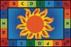 Carpets for Kids 48.52 Alphabet Sunny Day 48 W x 72 L