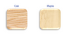 Oak (K) and Maple (M) Wood Swatches - Diversified