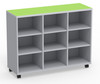 KI Ruckus RKC541836OP Single Face Cubbies with 3x3 Open Front Storage 54 W x 18 D x 36 H