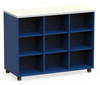 KI Ruckus RKC541842OP Single Face Cubbies with 3x3 Open Front Storage 54 W x 18 D x 42 H