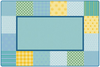 Carpets For Kids KIDSoft Pattern Blocks Rug - Tranquil Colors