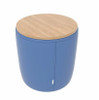 Queue Series Round Ottoman - Fomcore F005 (Shown with Optional Laminate Top)