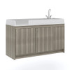 Baby Changing Table with Molded Top - Tot Mate (Shadow Elm - With Sink)