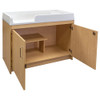 Baby Changing Table with Molded Top - Tot Mate (Maple - Without Sink)