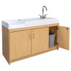 Baby Changing Table with Molded Top - Tot Mate (Maple - With Sink - Accessories Not Included)