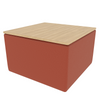 Ottoman Series Large Rectangle Ottoman shown with Optional Laminate - Fomcore F001-31 