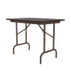 Table Height Rectangular Light Duty Econoline Melamine Folding Table - Correll CF2436MTH