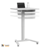 Haskell FZPN7 Fuzion Sit to Stand Desk 
with Optional Grommet and Storage