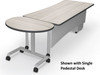 Avid Modular Desk System Pneumatic Conference End - MooreCo Quick Ship 91783 With Single Pedestal Desk