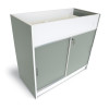 Whitney Brothers WB0721G Harmony EZ Clean Infant Changing Cabinet 42.50"W x 20.75"D x 38.75"H