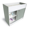 Whitney Brothers WB0721G Harmony EZ Clean Infant Changing Cabinet 42.50"W x 20.75"D x 38.75"H