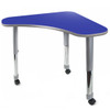 Delta Adjustable Single Student Desk with AERO Legs - Allied ARODLT2436 (with Caster Option)